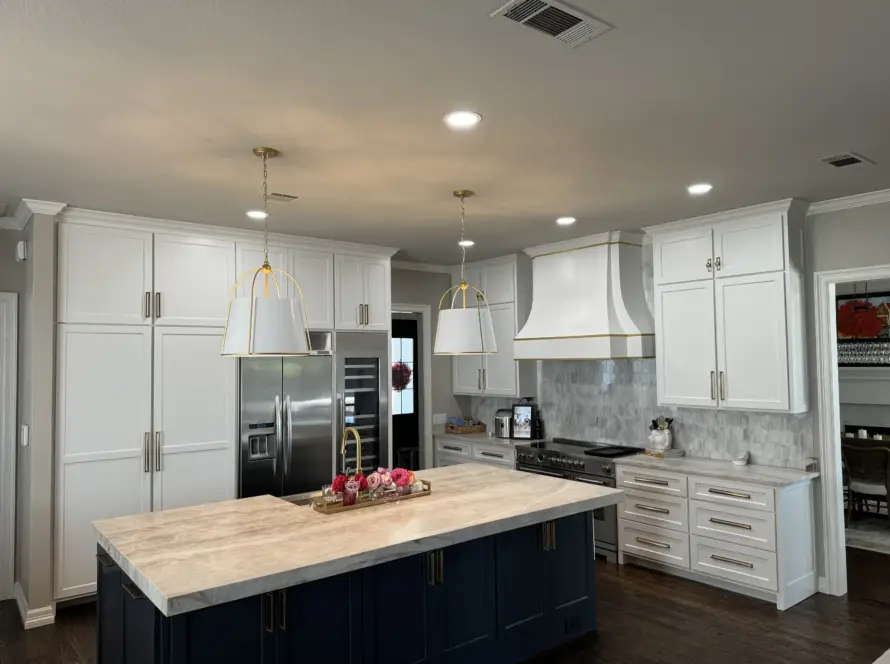 Kitchen renovation in DFW, Texas completed by Douglas Allen Homes.
